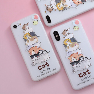 

iphone 6 6s 8 678 plus X 5s 5 SE Case Granite Scrub Marble Stone Painted Silicone Phone Case