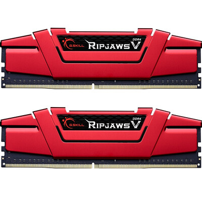 

GSKILL Ripjaws V Series DDR4 3000 Frequency 32GB 16G × 2 Set Desktop Memory Ferrari Red