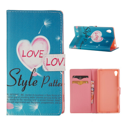 

MOONCASE Case for Sony Xperia Z4 Flip PU Leather Fold Wallet Card Slot Kickstand Back Case Cover [Pattern series] /a11