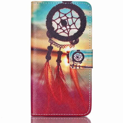 

MITI Colorful Printing Drawing TPU Flip Stand Wallet Plastic Cover Case For Huawei Honor 6 Funda Card Slot Case
