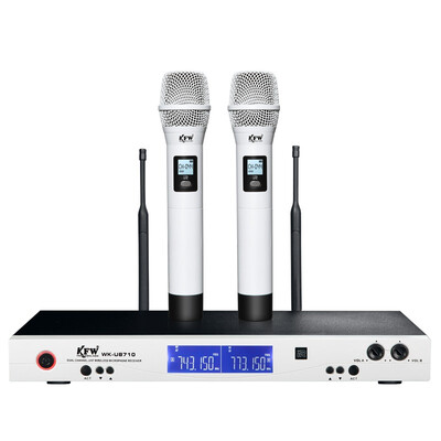 

KFW WK-U8710 white U section FM radio microphone professional KTV wireless microphone
