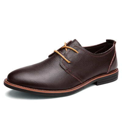 

Mens Shoes Breathable Light Shoes Fashion Casual Shoes For Men Leather Shoes Black Brown Size 38-44