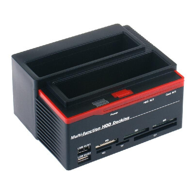 

2535" SATA IDE HDD Docking Station Clone USB 20 HUB Multifunction