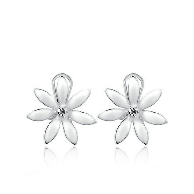 

Yoursfs® 18K White Gold Plated Paint Funflower Stud Earring Womens Fashion Jewelry