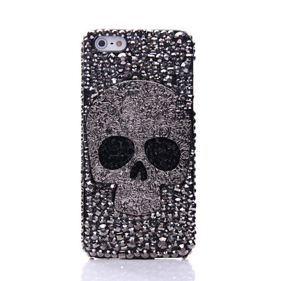 

Full Rhinestones Skull Style Hard Case Cover Skins For Apple iPhone 4 4S 5 5S