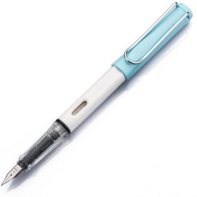 

Hero HERO 359A Orthodox Student Office Words Iridium&Gold Pen Tips for Thin&Thick Plate ProcessingGift 6 ink sac Blue