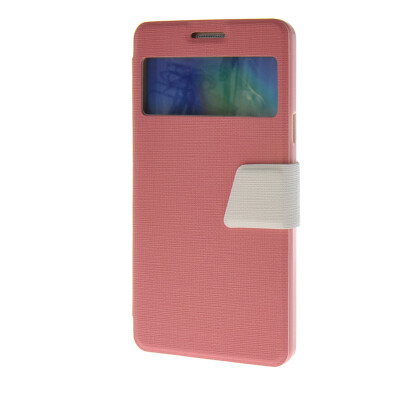 

MOONCASE View window Leather Wallet Flip Stand Pouch чехол для Samsung Galaxy A7 Pink