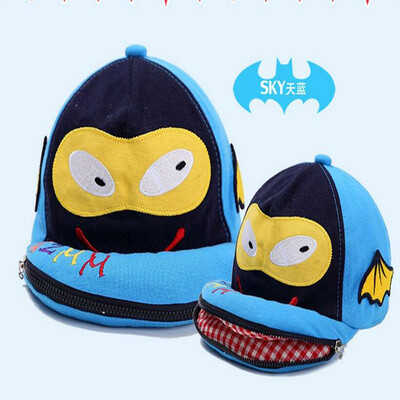 

Buebos Ninos Boy Baby Toddler Korean Batman Baseball Beanie Cap Hat Sunhat + Zipper