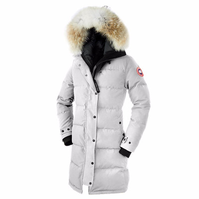 

2018 Women Fashion Overcoat Goose Shelburne Parka Winter Coat Goose Down Feather Jacket Coyote Fur Collar for Lady