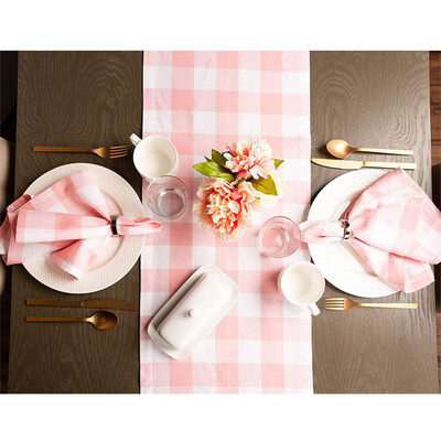 

NeillieN Tableclothchecked tablecloths30x275cmTablecloth Decorationtable runnerCotton tableclothTablecloth Accessories