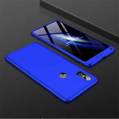 

Goowiiz Phone Case For Xiaomi Mi Mix 2Max 2Mix 2S Fashion Color collision 360 Degree Coverage PC Full Protection