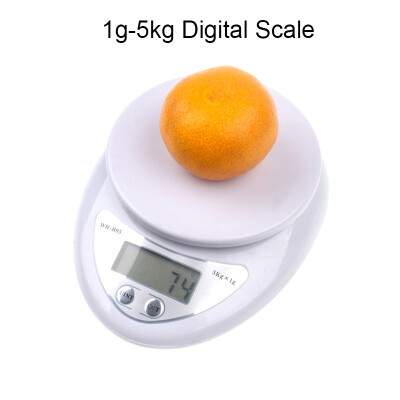 

Kitchen 5000g1g 5kg Food Diet Postal Kitchen Digital Scale balance Measuring weighing scales LED electronic scales