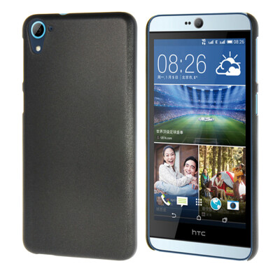 

MOONCASE Matte Hard Rubber Shell Back Protective Rubberized Case Cover for HTC Desire 826 Black