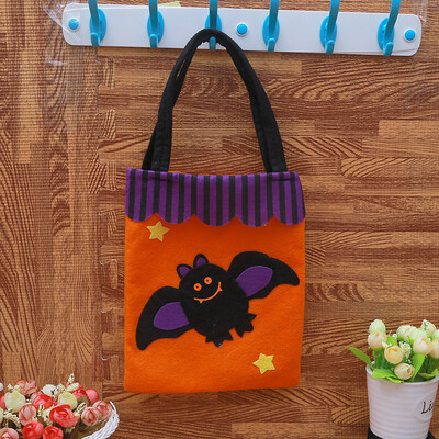 

Colorful Halloween Candy Bag Gift Bags Pumpkin Trick or Treat Bags Sacks Hallowmas Gift For Kids Event Party Supplies Decor