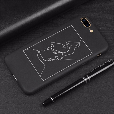 

Relief Phone Case For iPhone 6 6s 7 8 Plus X 5 5s SE Cover Fashion Soft TPU