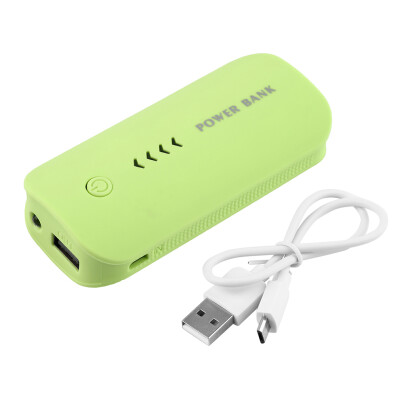 

5600mAh Портативный USB Внешнее зарядное устройство Power Bank для мобильного телефона Green