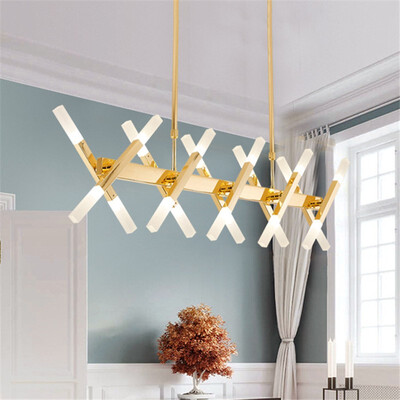 

Baycheer HL487673 Novelty Metal Gold LED Scissors Chandelier