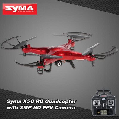 

Syma X5C 24Ghz 6-Axis Gyro RC Quadcopter Drone UAV RTF UFO w 2MP HD Camera HOT