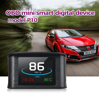 

Original P10 OBD2 Hud Head-Up Display With Mirror Projection Digital Car Speed Projector On-Board Computer Fuel Mileage