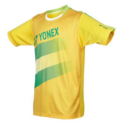 

YONEX Мужские и женские спортивные футболки с коротким рукавом для игры в бадминтон