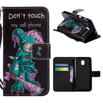 

MOONCASE Samsung Galaxy J3 2018 Kathu Painted Leather Case - One-eyed Rat