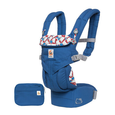 

Ergobaby American baby carrier omni360 full-stage series multi-function baby belt 4 kinds of back method four seasons universal Hello Kitty limited edition - blue newborn to young children