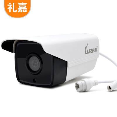 

Lijia LJ-NB202 HD 2 million pixel network surveillance camera 1080P HD picture quality camera infrared night vision 30 meters monitor engineering probe hemisphere double lamp 4mm