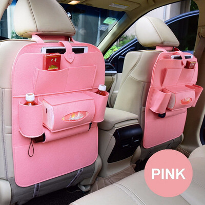 

Auto Car Back Seat Storage Organizer Trash Net Holder Multi-Pocket Travel Storage Bag Hanger for Auto Capacity Storage Pouch