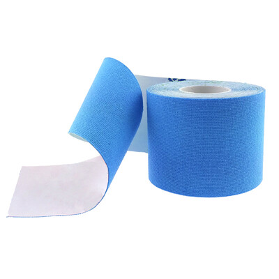 

LAC professional muscle internal effect patch sports tape elastic sports bandage muscle stickers paste tape sky blue 5CM wide 5M long
