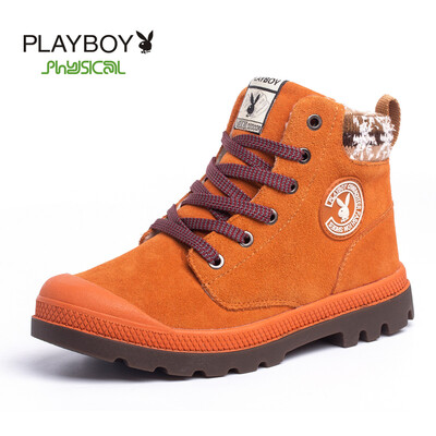 

PLAYBOY barnd 2014 New winter high-topWith velvetLeisure cottonWomens shoes