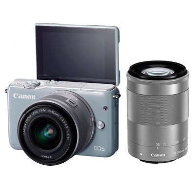 

Canon EOS M10 miniature single electric double-head kit gray (EF- 15-45mm) & (EF- 55-200mm