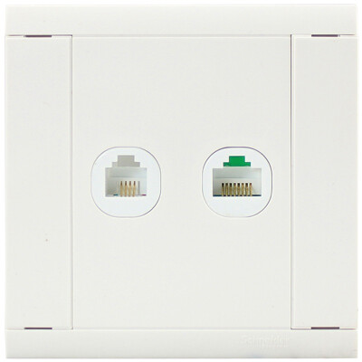 

Schneider socket panel a branch TV socket A5 glitter series white one TV with a branch