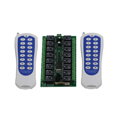 

MITI 16CH DC 24V rf automation remote control switch 315MHZ transmitter recevier wireless switch Radio smart control