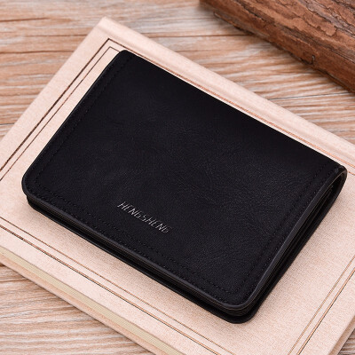 

Personality convenient horizontal money wallet business man bag wallet