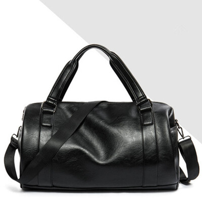 

New Arrival PU Leather Drums Handbags For Men Large-Capacity Portable Shoulder Bag Mens Travel Bags Woman Crossbody Package