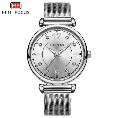 

MINI FOCUS Fashion Stainless Steel Strap Women Quartz Watch MF0177L