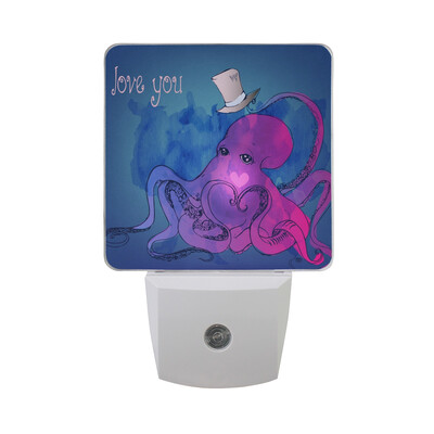 

ALAZA LED Night Light With Smart Dusk To Dawn SensorOctopus Plug In Night Light