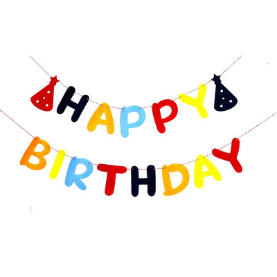 

Happy Birthday Banner With Colorful Pineapple Bunting Birthday Party Decoration Party Supplies