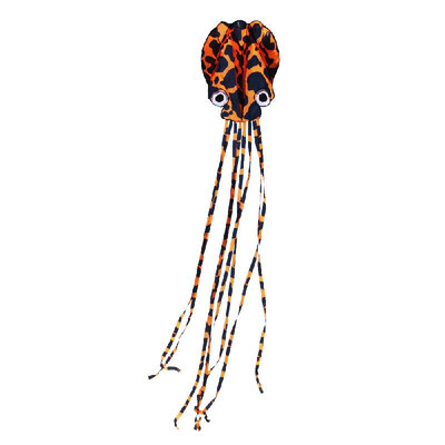 

80cm X 400cm 26 X 13feet Frameless Octopus Parachute Stunt Kite Single Line Soft Parafoil Kite Outdoor Beach Fun Sports