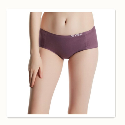 

Cotton sexy briefs Shopping mall with the same fashion series Womens cotton jacket in the waist plain underwear CKN665
