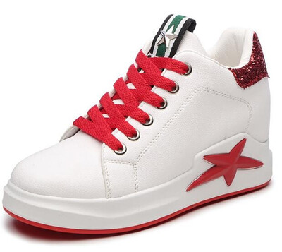

women sport shoes sneaker heel height increasing casual leisure fashion ladies outdoor walking shoes