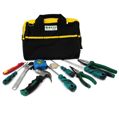 

Old A LAOA home tool set comprehensive maintenance tool set 11 pieces LA101203