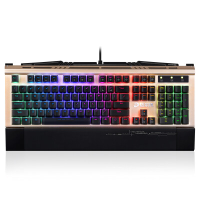 

Dale excellent (dare-u) nuclear gold division RGB magic color version of the game machine keyboard black gold green axis