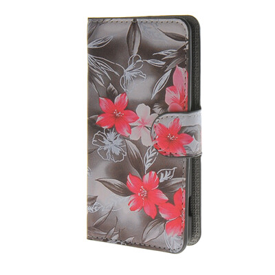 

MOONCASE Flower style Leather Side Flip Wallet Card Slot Stand Pouch чехол для Sony Xperia Z4 Compact (Mini) a12