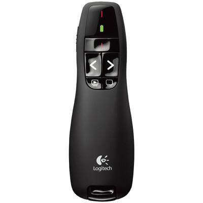 

Logitech (Rockite) R400 беспроводной проектор ppt флип-ручка демо-ручка (лазерная ручка)