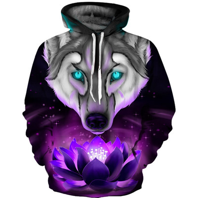 

Mens Hoodie 3D Printed Women Pullover Sweater