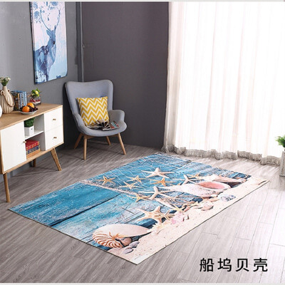 

YOOSA 3D Printed Geometric Mats Carpets Anti-slip Floor Mat Mandala Boho Print Bathroom Kitchen Door Mat