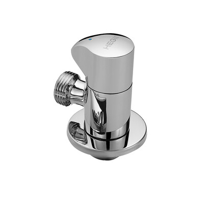 

Hengjie HEGII toilet triangle valve eight-word valve water heater copper hot&cold water universal water stop valve HMA012 blue copper blue standard angle valve cold
