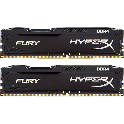 

Kingston (Kingston) Hacker God Fury series DDR4 2133 16GB (8Gx2) настольная память (HX421C14FBK2 / 16)