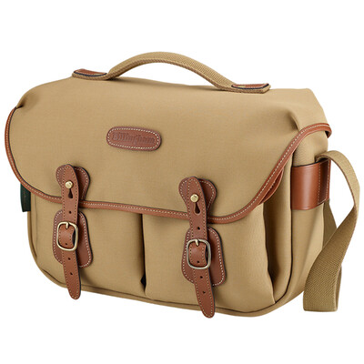 

Buckingham (Billingham) Hadley Pro классическая серия плечевой камеры сумка зеркало две вспышки (хаки / коричневые кожаные холсты)